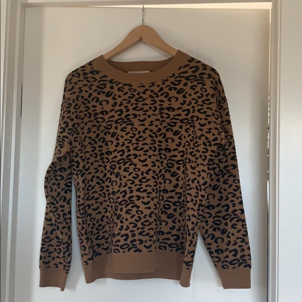 Philosophy Animal Print Sweater-EUC-Sz S-Oversized 🍂 - Picture 10 of 14